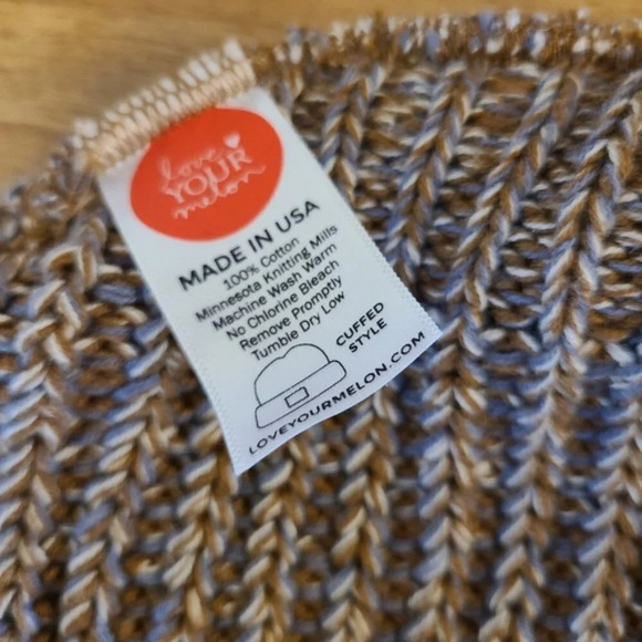 Love Your Melon Brown Speckled Beanie - Picture 4 of 6